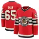 Men's Andrew Shaw Chicago Blackhawks ＃65 Premium Black Red 2025 Winter Classic Jersey