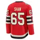 Men's Andrew Shaw Chicago Blackhawks ＃65 Premium Black Red 2025 Winter Classic Jersey
