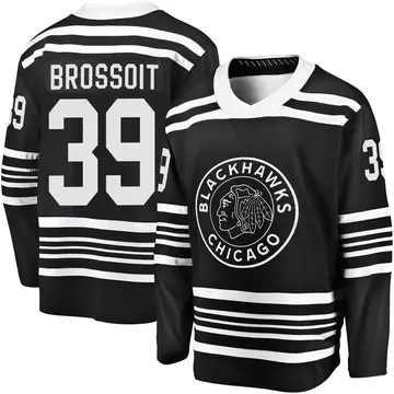 Youth Laurent Brossoit Chicago Blackhawks ＃39 Breakaway Black Alternate 2019/20 Premier Jersey