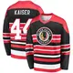 Youth Wyatt Kaiser Chicago Blackhawks ＃44 Breakaway Red/Black Premier Heritage Jersey